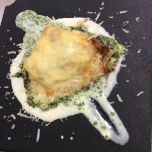 Crepes con ricotta e cicorie