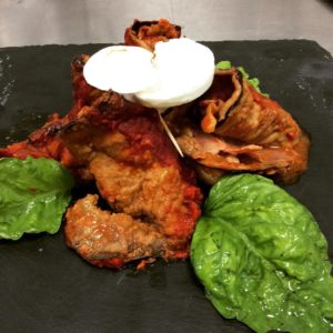 Involtini di parmigiana