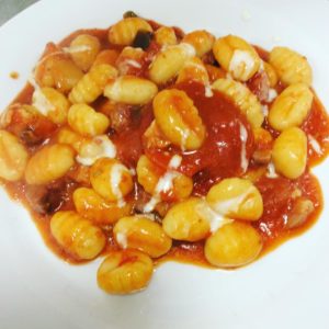 Gnocchi di patate all'amatriciana