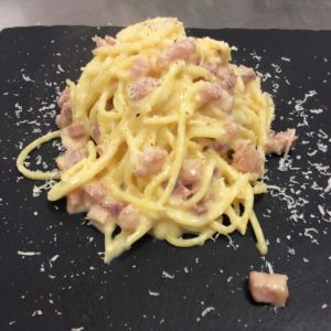 Spaghetti alla chitarra alla carbonara